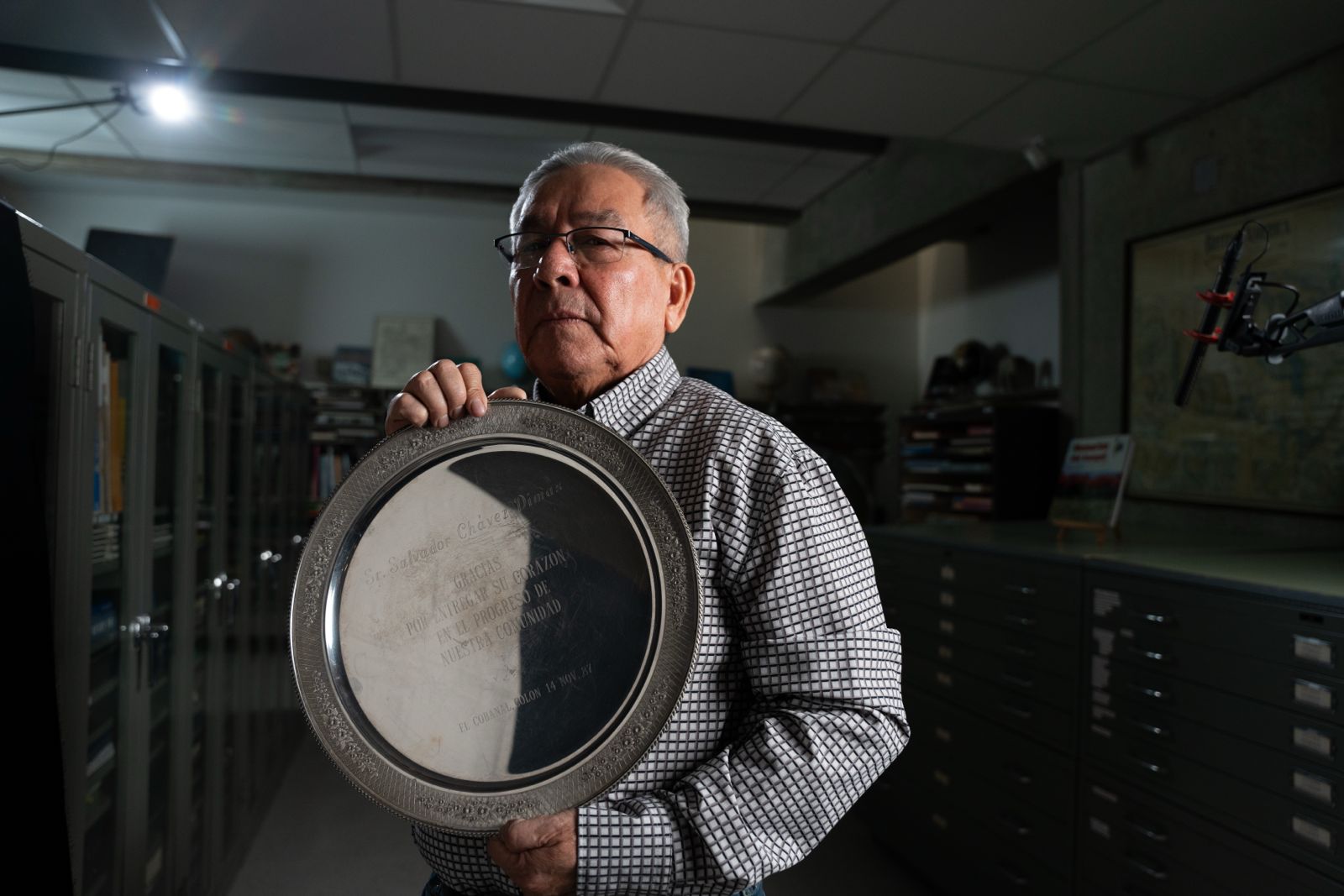 Portrait photo of Salvador Chavez, smiling and facing the camera.